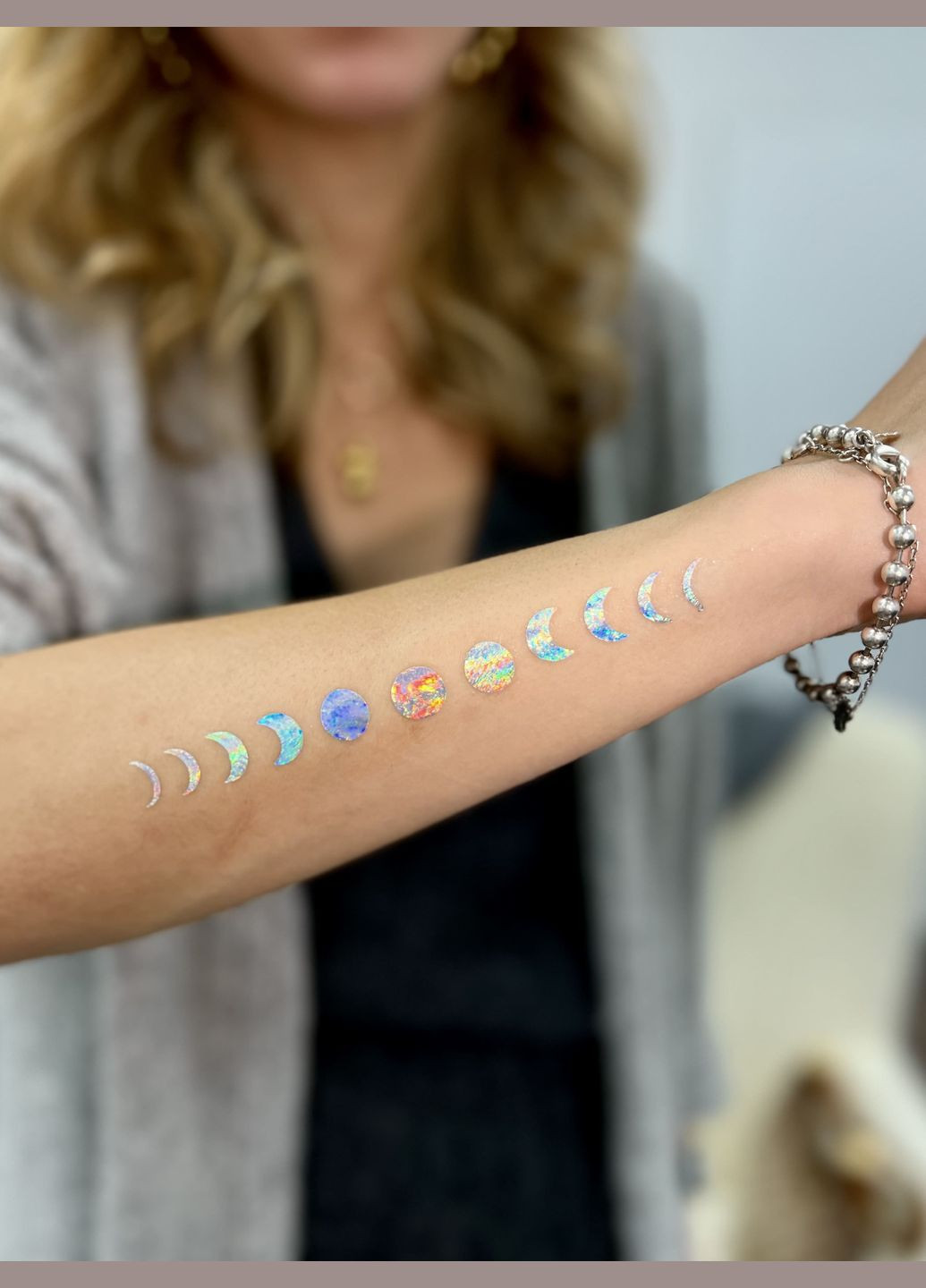 Набор временных тату "Harmony mood" голограмма Tattooshka (305077916)