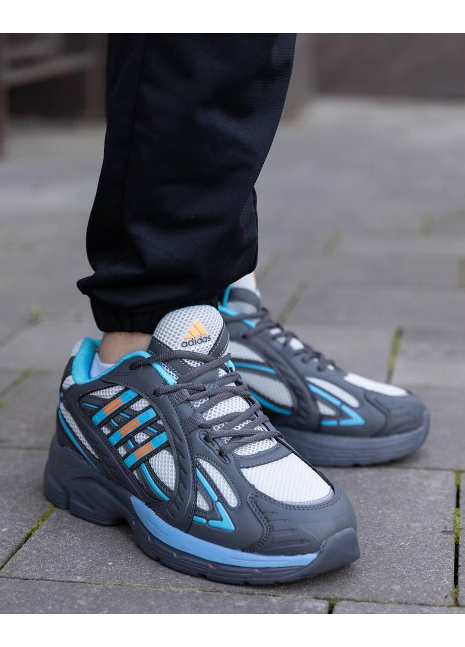 КРОСІВКИ ЖІНОЧІ ADIDAS RESPONCE GREY BLUE АДІДАС РЕСПОНС No Brand сірі демісезони (367176461)