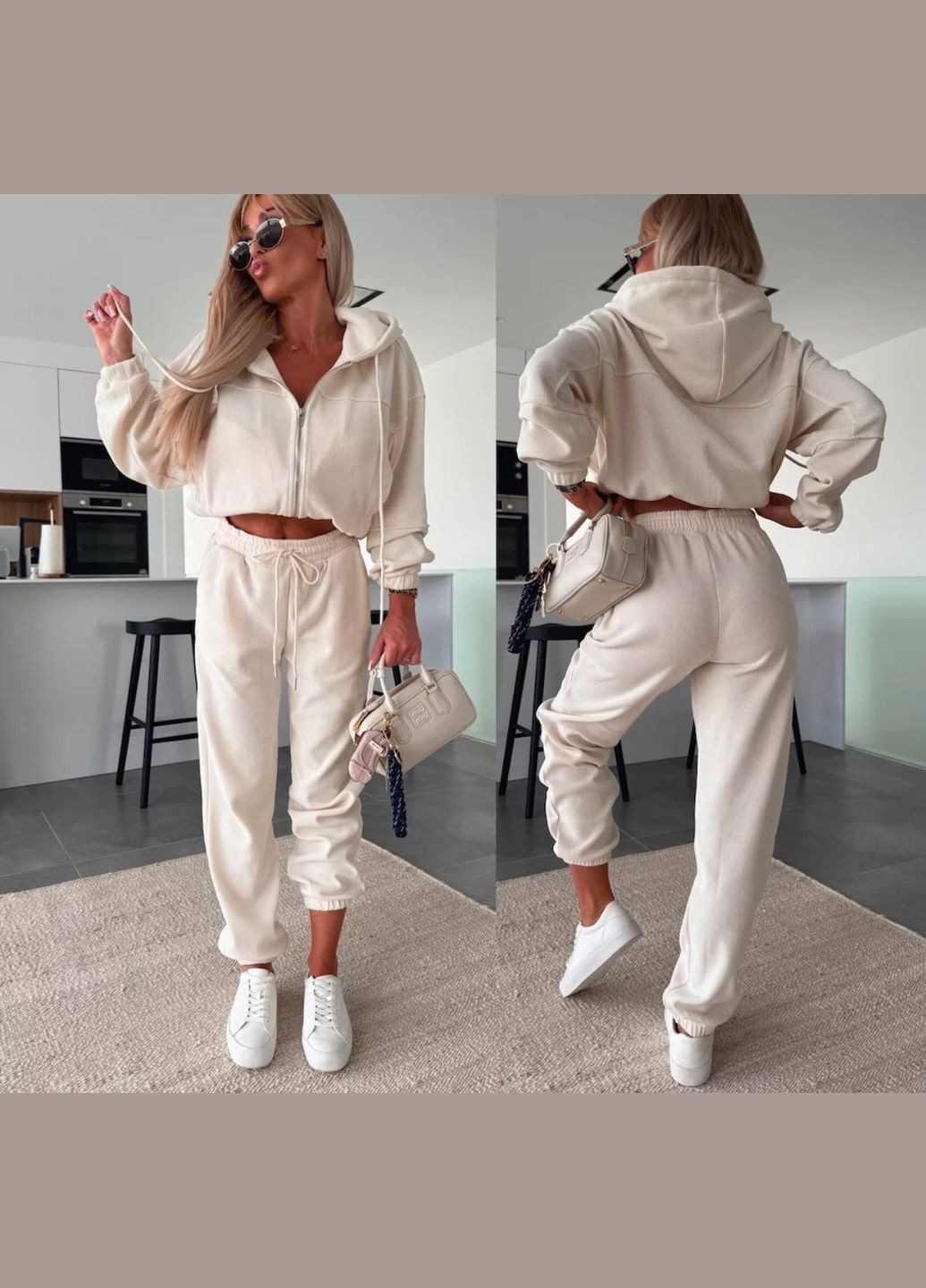 Жіночий спортивний вельветовий костюм Avanti (318222888)