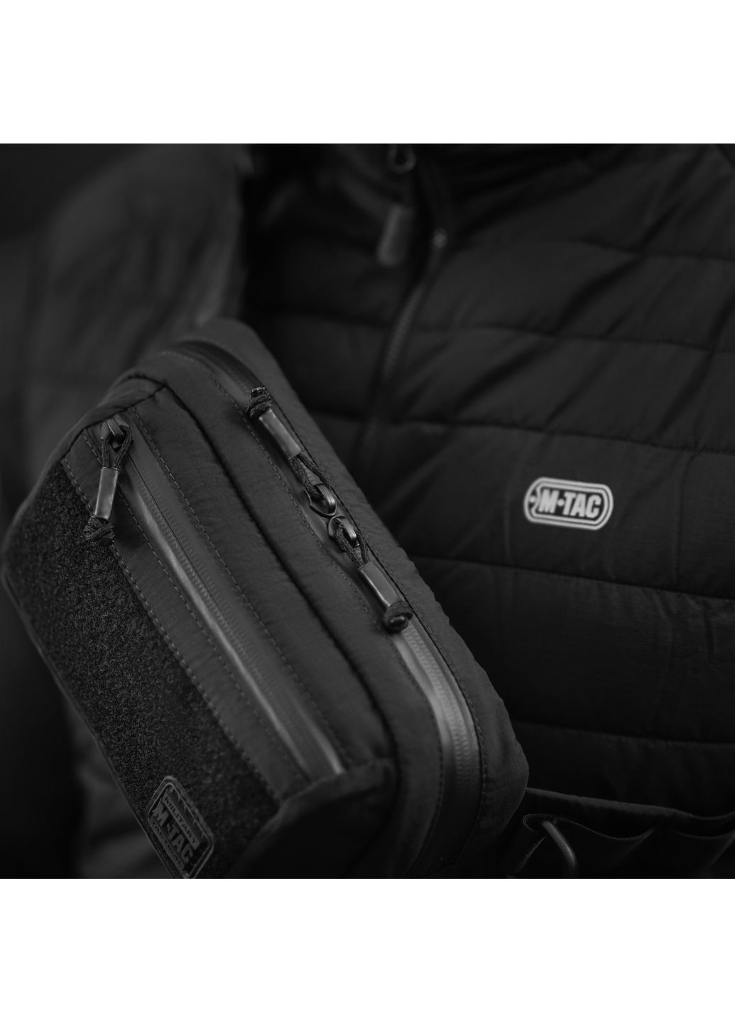 Сумка City Waist Bag з липучкою Lite-NR Elite Black M-TAC (368876071)