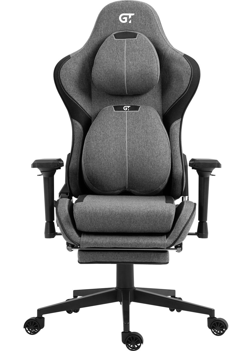 Геймерское кресло X2308 Fabric Gray/Black GT Racer (282720259)