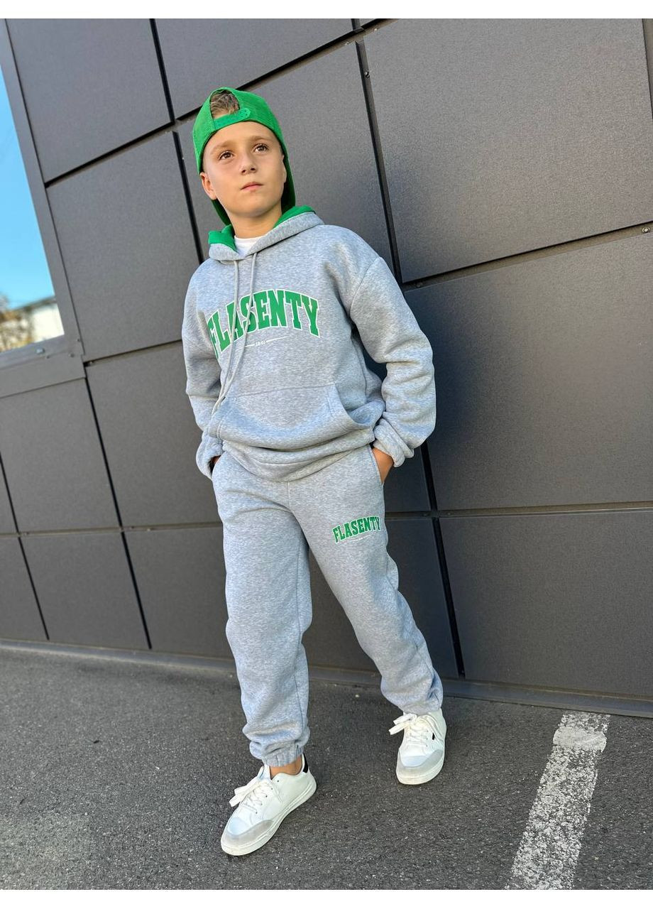 Спортивный костюм мальчик тринитка на флисе No Brand (364261054)