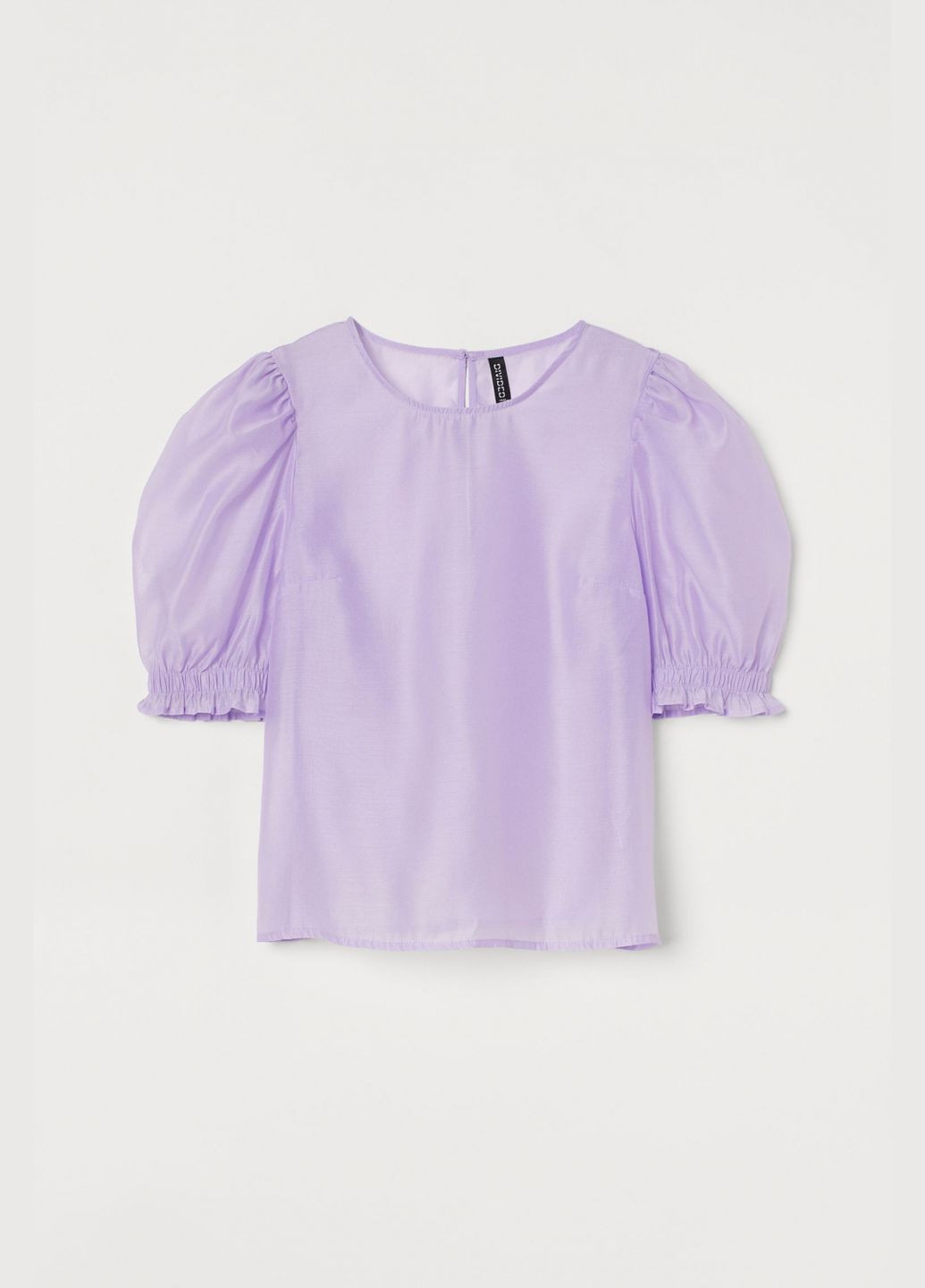 Сиреневая блузка с рукавами-фонариками для женщины 0928189-002 40(m) H&M