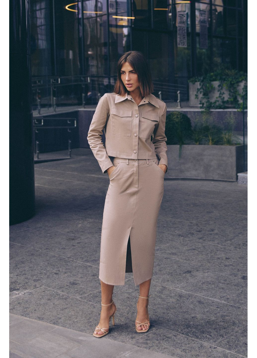 Бежевая юбка 2192.6057 Seventeen