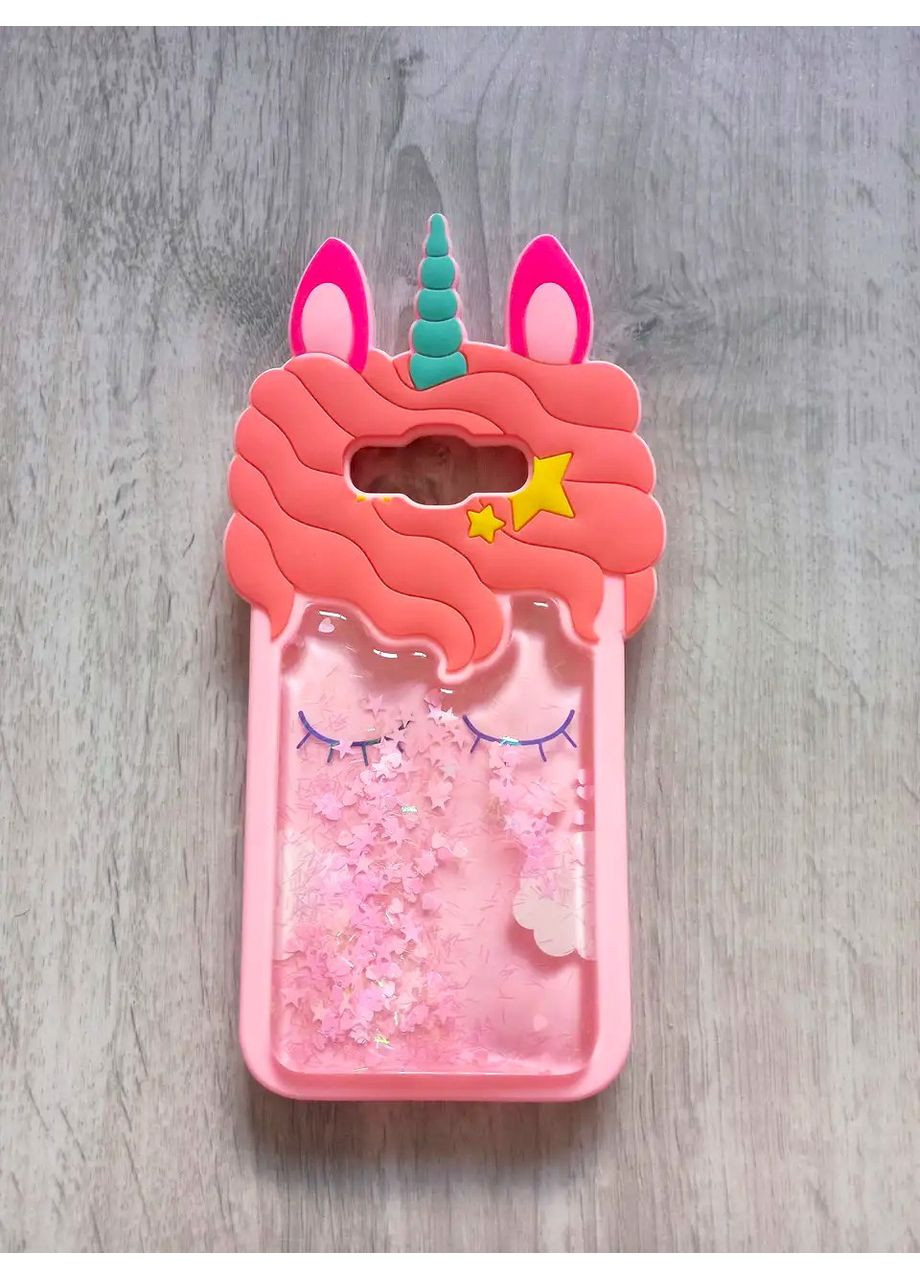 Чехол для Galaxy J7 J700 2015 Единорог с блестками силиконовый 3d Samsung (360896374)