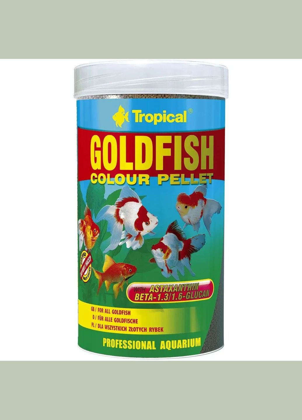GOLDFISH COLOUR PELLET щоденний корм для яскравого фарбування золотих риб у гранулах, 90 г/250 мл (604748) Tropical (278308918)