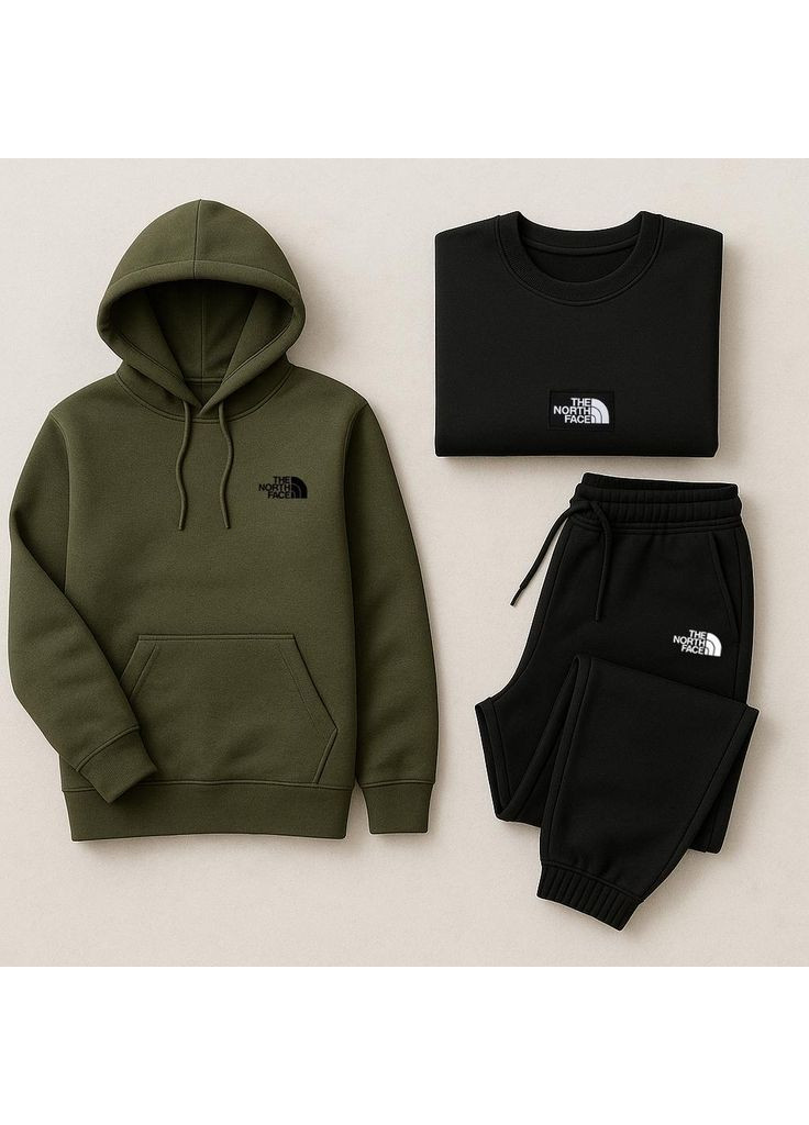 Комплект 3в1 Худі+штани+світшот No Brand (369327853)