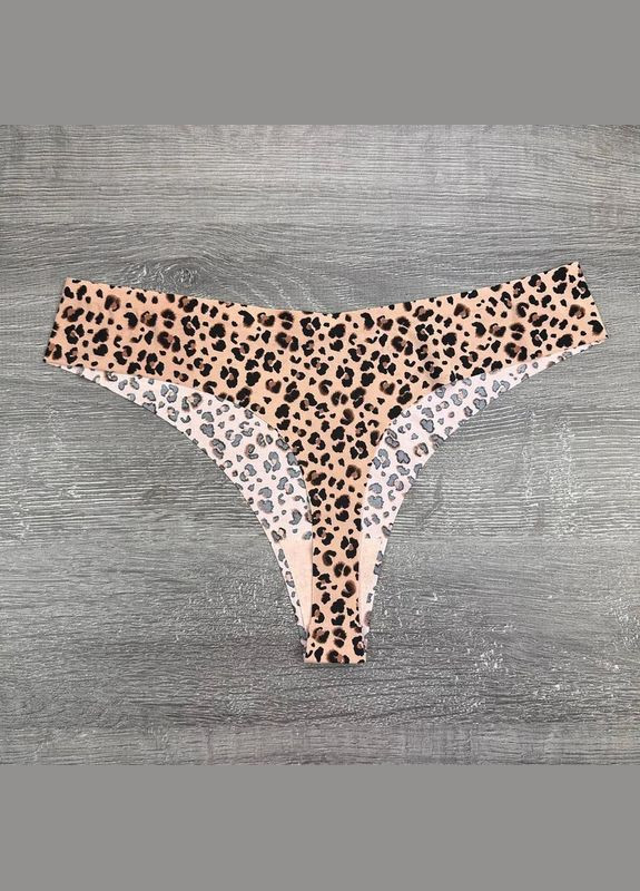 Жіночі безшовні стрінги з мікрофібри з лазерними краями, середня посадка No Brand Стрінги (338221305)