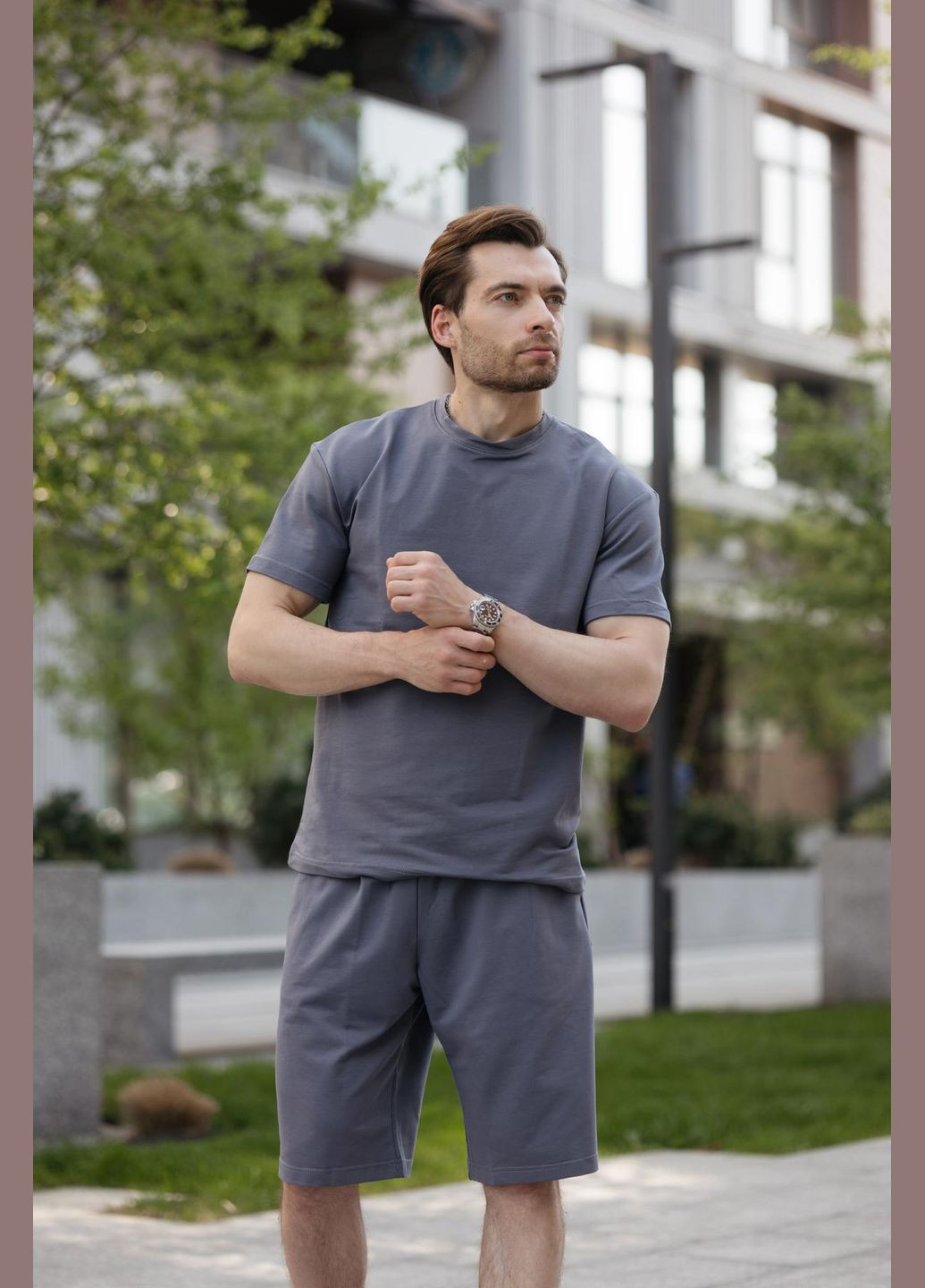 Темно-сірий базовий костюм🔥 Luna