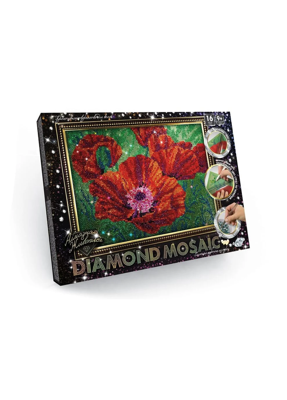 Алмазная мозаика Diamond Mosaic Мак DM-02-04 Danko Toys (388961433)