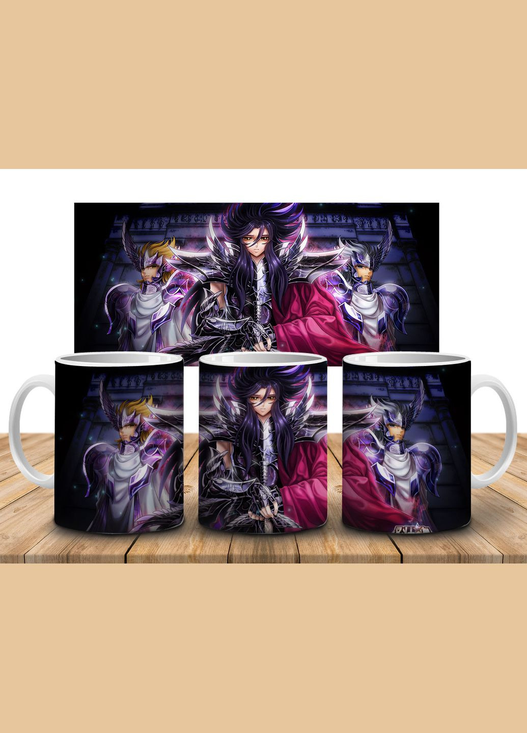 Кружка c принтом Рыцари Зодиака / Saint Seiya-8, 330 мл No Brand Чашка (324622025)