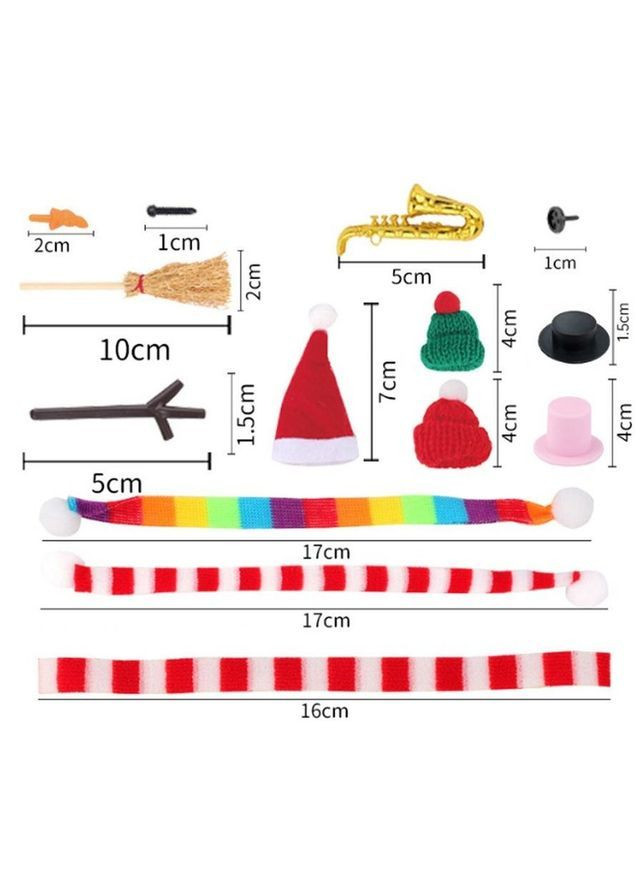 Творчий набір для ліплення тістом "Сніговички" No Brand (371796739)