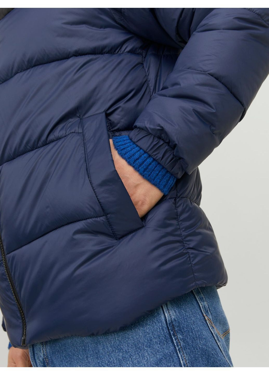 Чорна куртка демісезон,чорний-темно-синій,jack&jones Jack & Jones