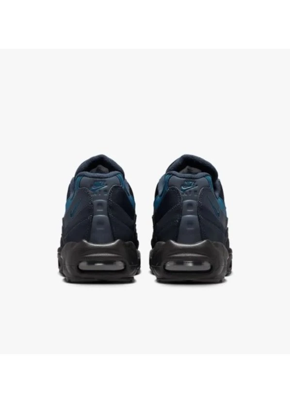 Комбіновані кросівки air max 95 black/blue hq3825-001 демісезон Nike