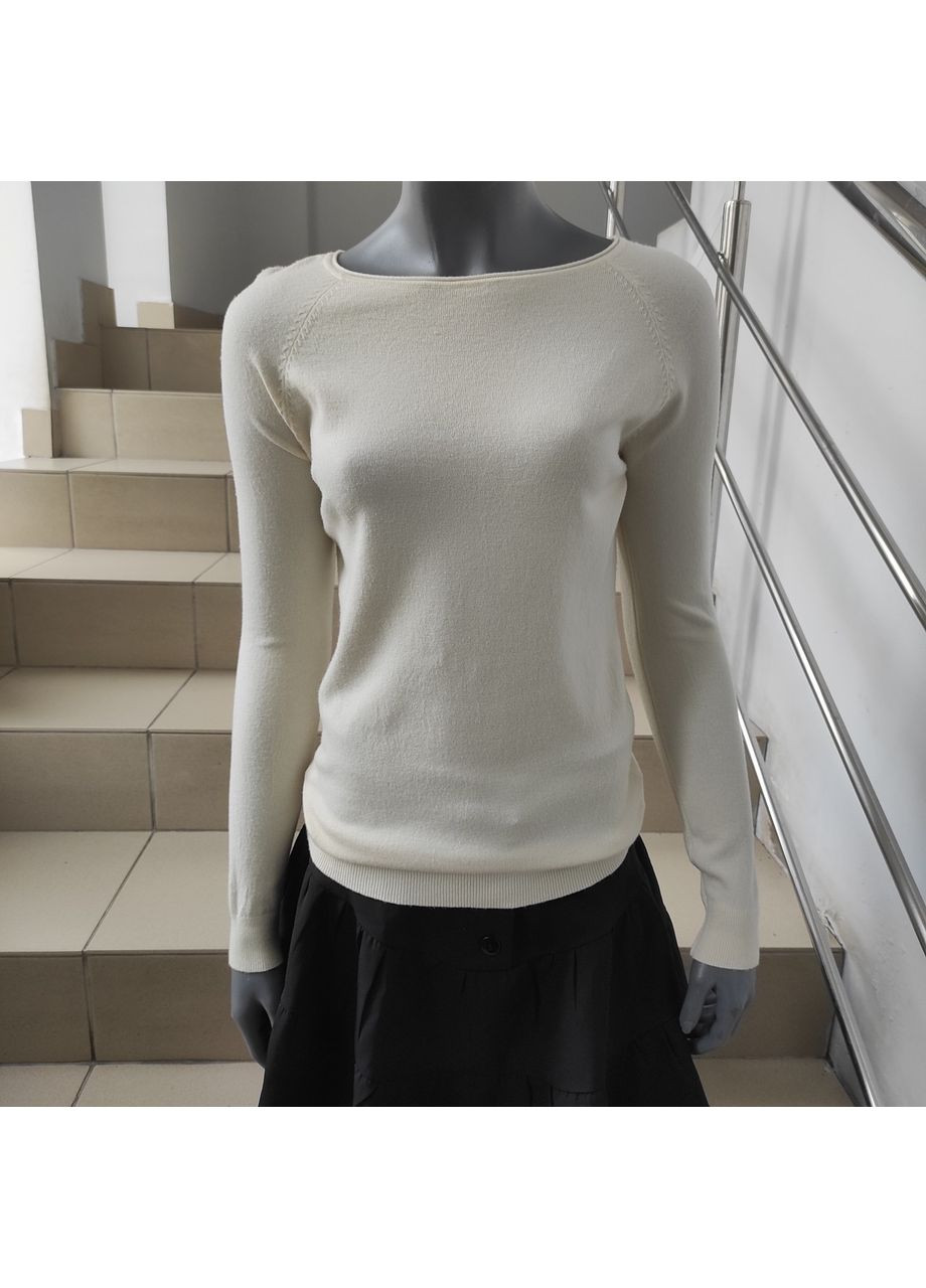 Желтый свитер женский джемпер вискоза однотонный тонкий 42/44 No Brand