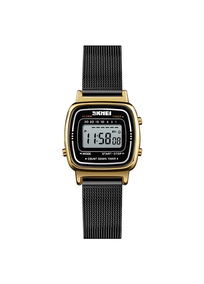 1901MHGDBK Gold-Black Mesh Skmei (341336932)