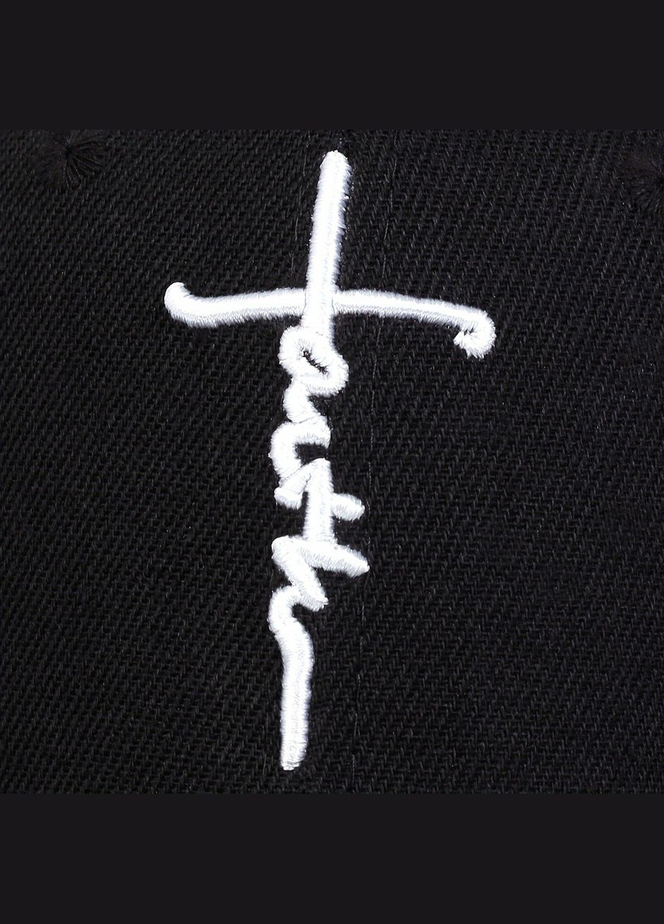 Бейсболка Snapback чорного кольору, кепка з регульованим розміром 56-61 см, легка та дихаюча кепка на весну і літо No Brand (338379215)