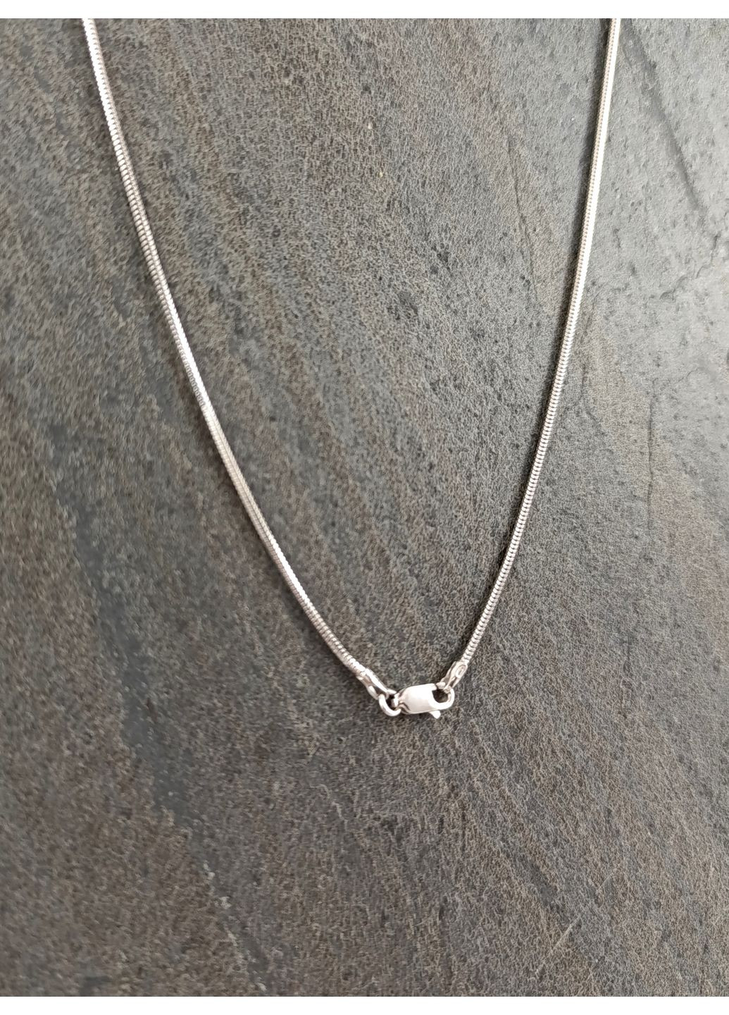 Срібний ланцюжок "Снейк м'який" 45 см ЦСНБ-45 Shatlen Ланцюжок (359472223)