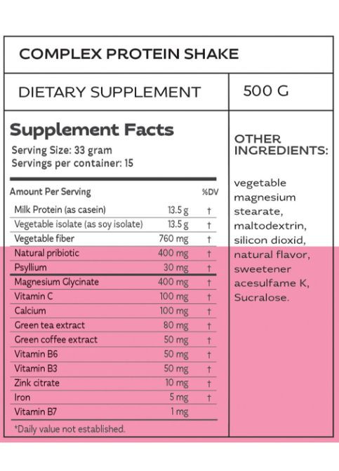 My Shake 500 g /15 servings/ Strawberry LOK Nutrition (316580114)
