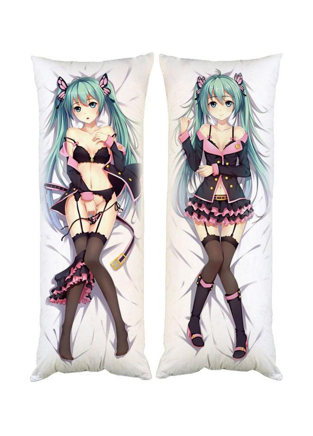 Подушка дакимакура Вакалоид Мику Хатцуне декоративная ростовая подушка для обнимания двусторонняя No Brand (329433323)