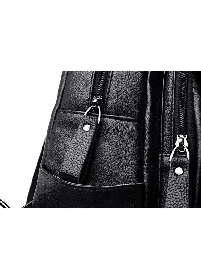 Женский городской рюкзак Кенгуру прогулочный, небольшой рюкзачок для девушек черный OEM (365848191)