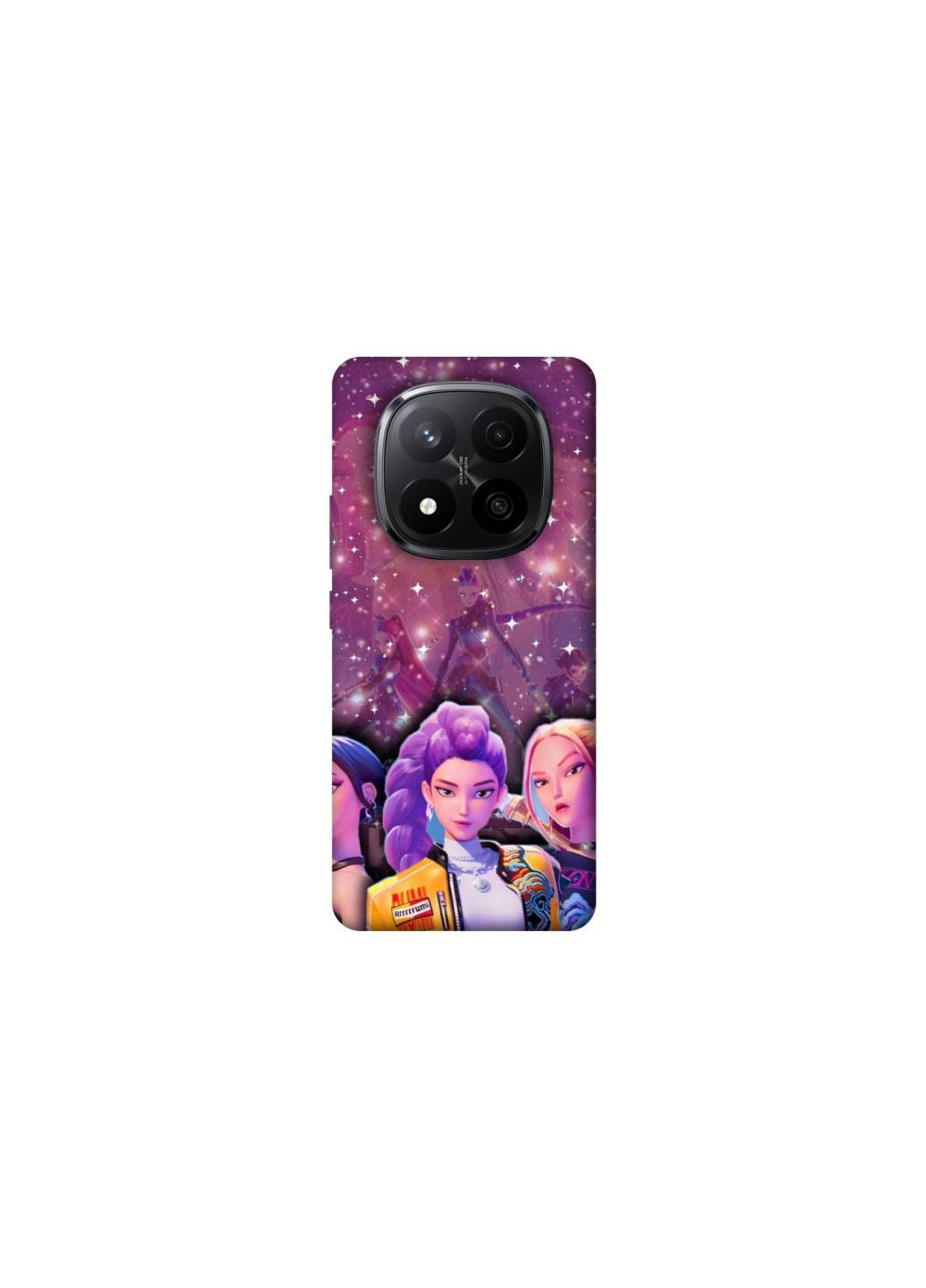 Чехол на Xiaomi Redmi Note 14 Pro+ 5G k-pop demon hunters v6 Frontalka (355317092)