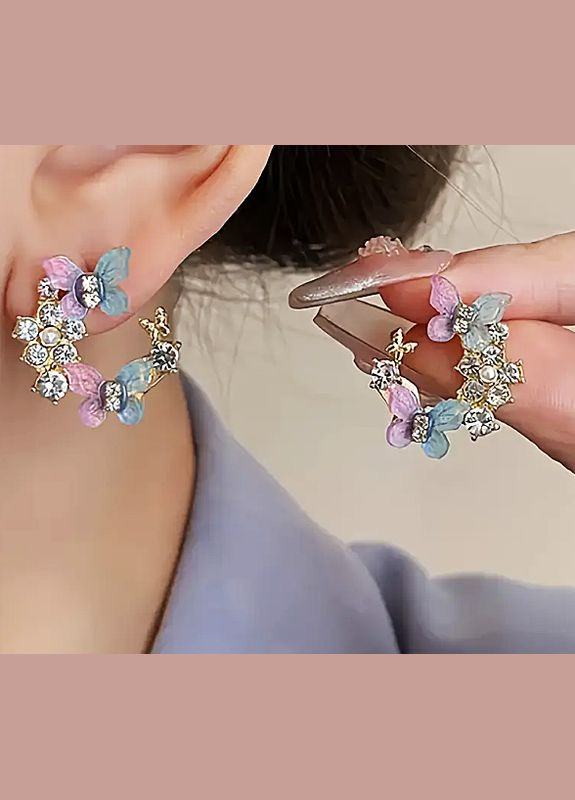 Серьги женские деликатная каждодневная бижутерия No Brand (341140525)