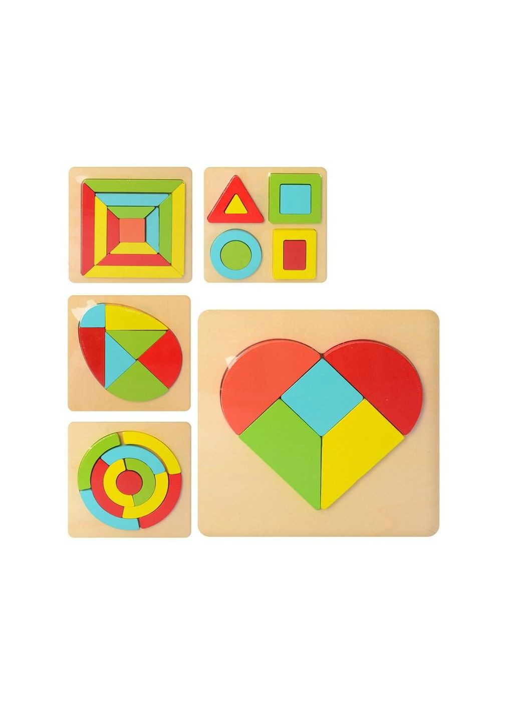 Дерев'яна іграшка Геометрік 6903317215645 Vladi toys (372711532)