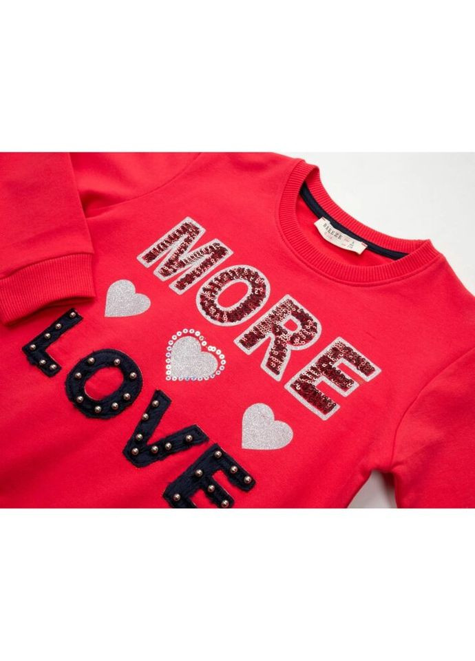 Спортивний костюм "MORE LOVE" (13269-116G-coral) Breeze (300856779)