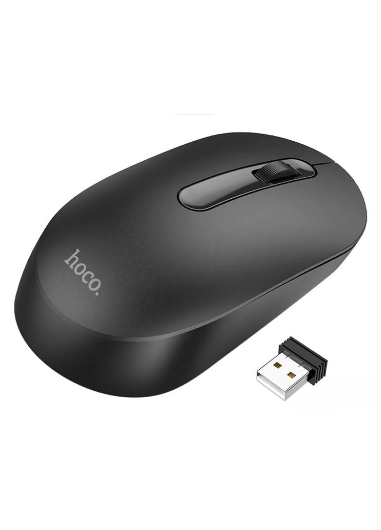 Компьютерная мышь GM14 Platinum 2.4G business wireless mouse Black Hoco (297453645)