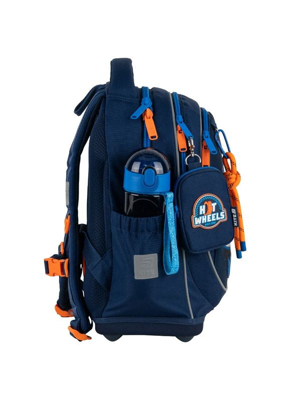 Школьный ортопедический рюкзак Education Hot Wheels — лёгкий и удобный для первоклассников Kite HW25-724S (353496352)