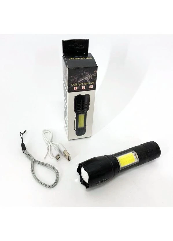 Ліхтарик акумуляторний ручний BL-29 діод T6 + COB зарядка від USB, ліхтарик led, водонепроникний Bailong (395305561)