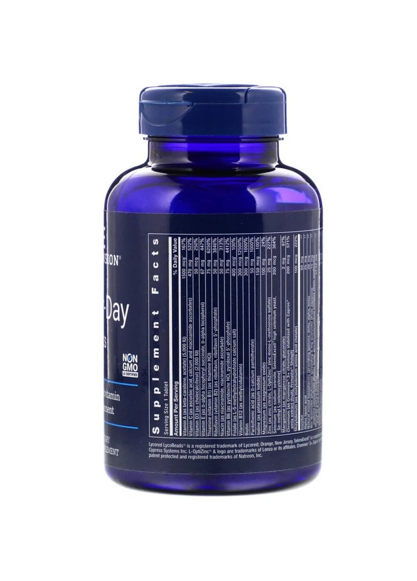 Мультивитамины Одна в День, One-Per-Day,, 60 таблеток Life Extension (326055385)