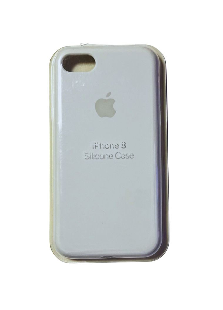Чехол iPhone 8 - iPhone 7, Silicon Case - Белый №9 Foxconn (338829258)