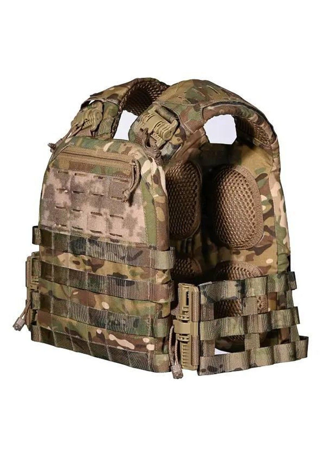 Тактическая плитоноска M6 без подсумков с быстрым сбросом (без плит) Мультикам No Brand (332635634)