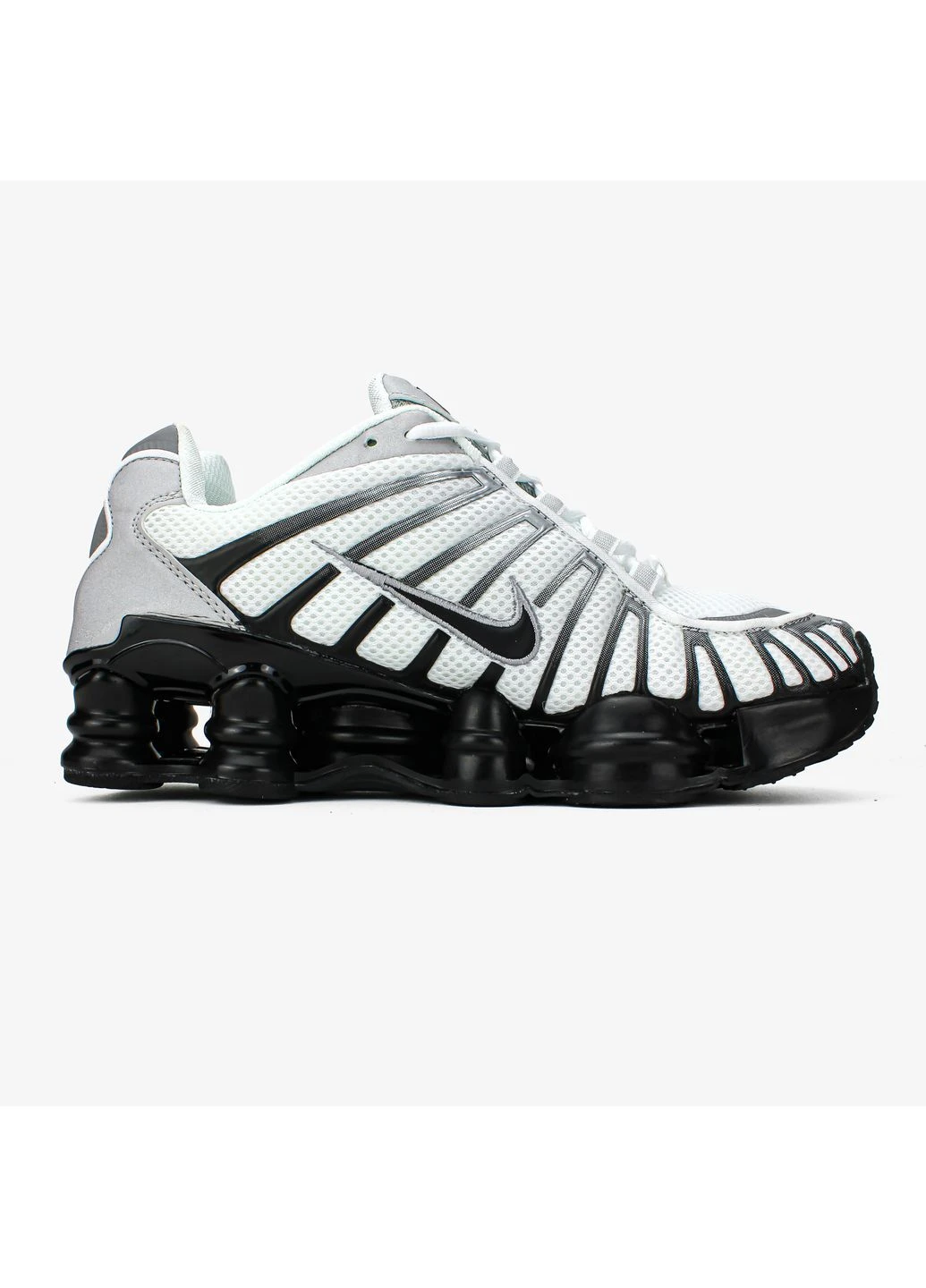 Кроссовки женские и мужские Nike Shox TL White Black | Найк Шокс ТЛ черно-белые No Brand чёрно-белые демисезоны (394730460)