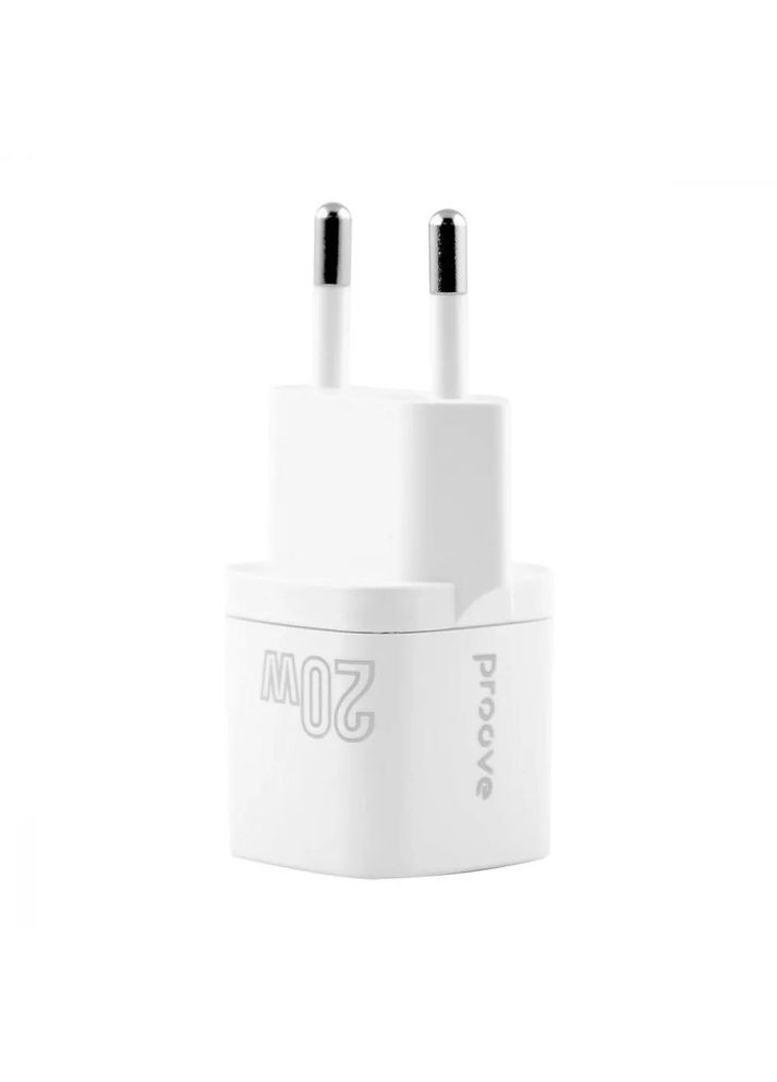СЗУ мережевий зарядний пристрій Silicone Power Plus 20W (Type-C) швидка зарядка (60114) Proove (360528656)