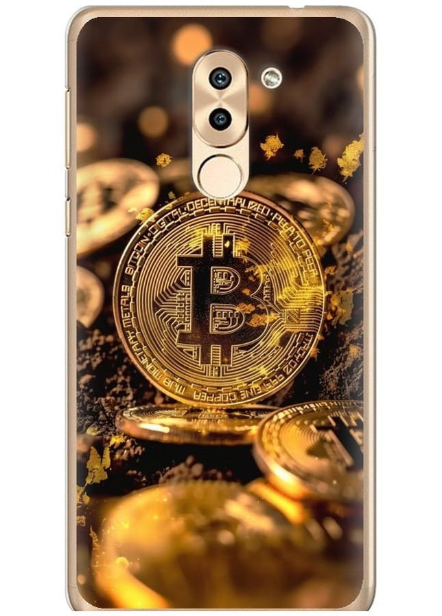 Силиконовый чехол 'Золотая лихорадка биткойна' для Endorphone Huawei Honor 6X (349829233)