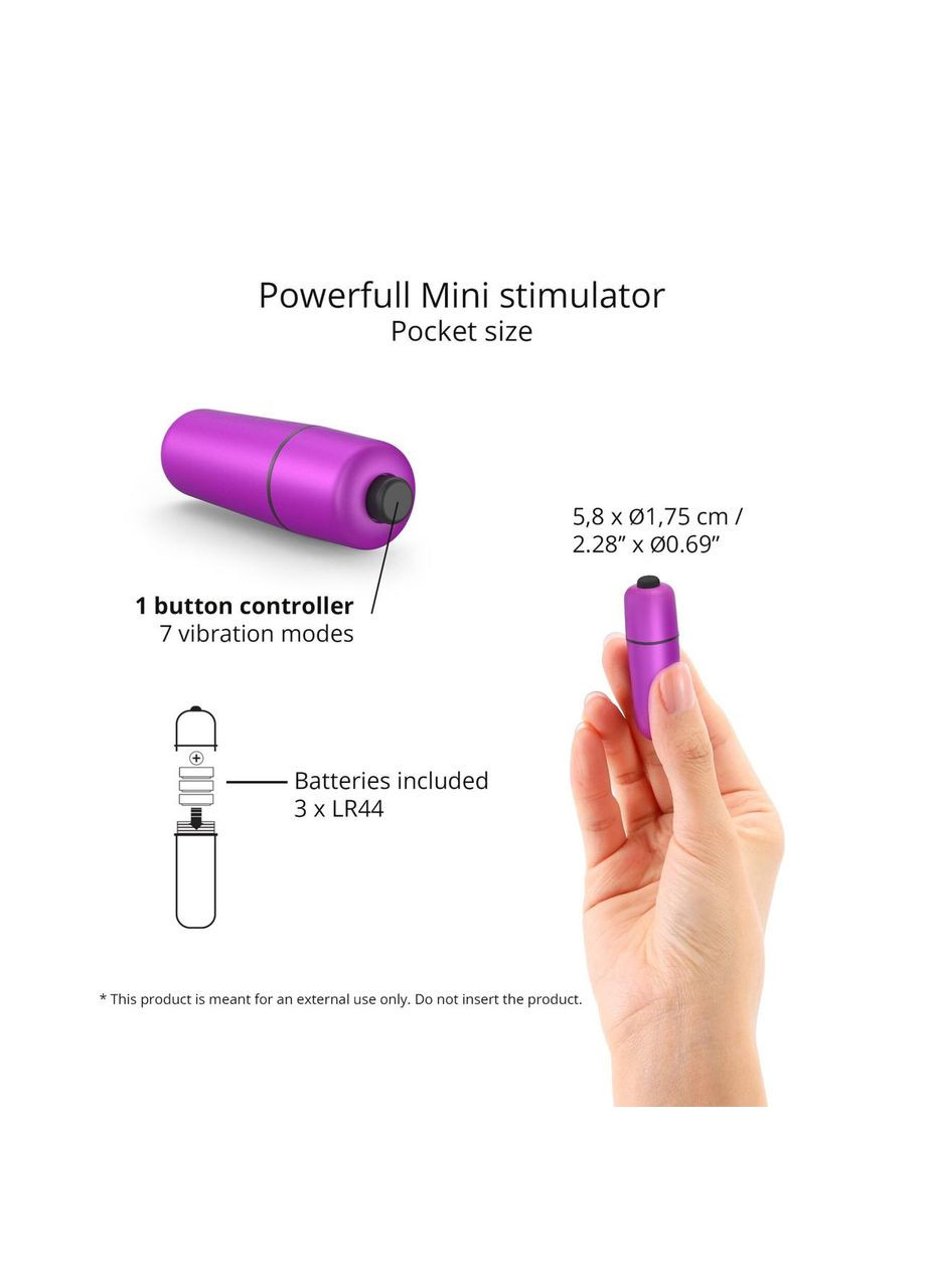 Виброшара Love To Love WAOUHHH - SWEET ORCHID, 7 режимов, на батарейках No Brand (366879736)