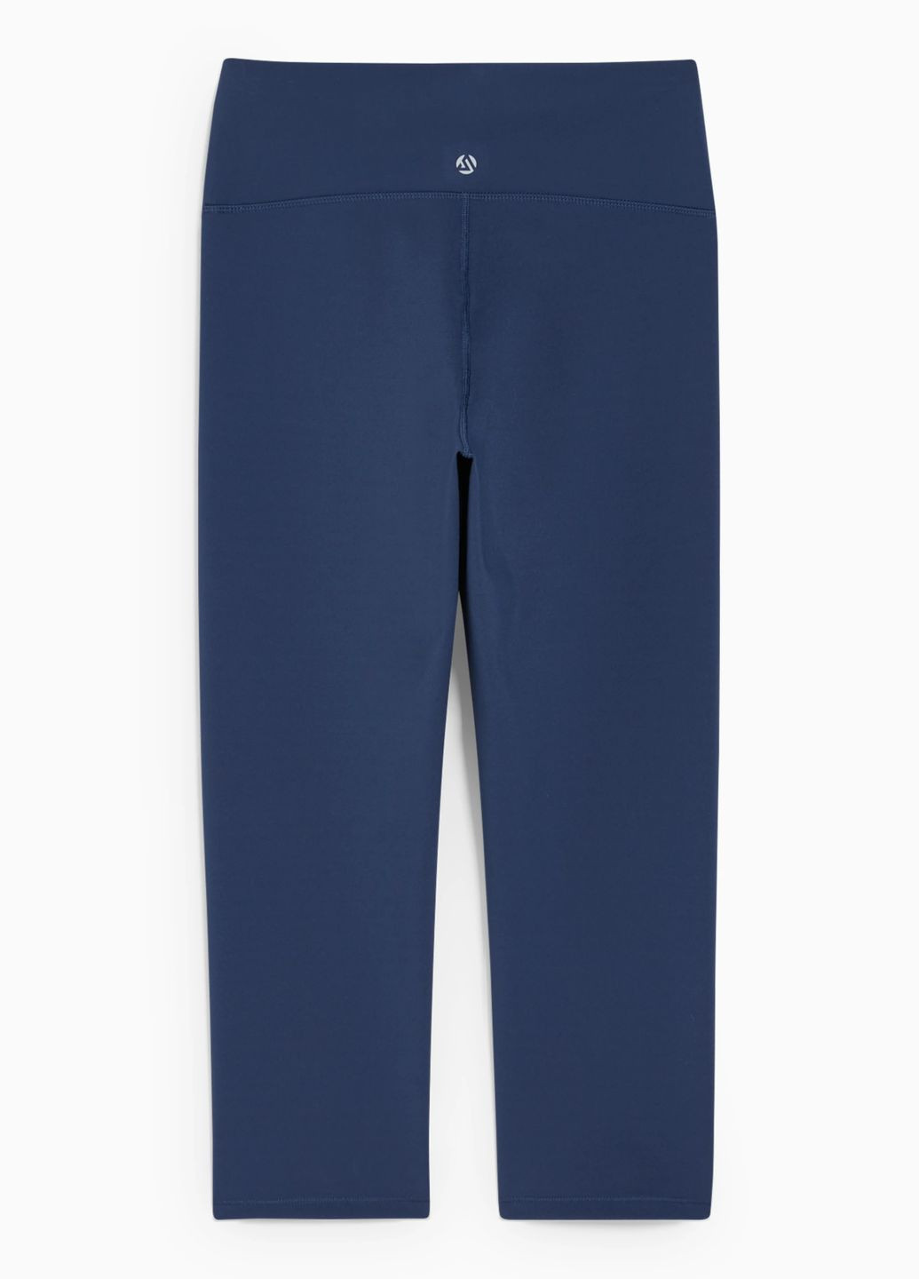 Синие летние укороченые спортивные леггинсы C&A