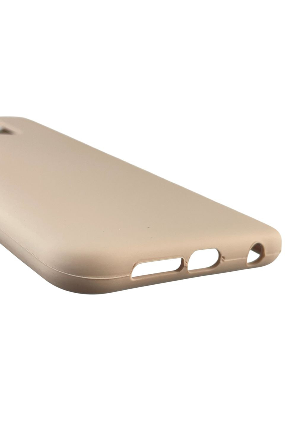 Чохол для Redmi Note 9S силіконовий з мікрофіброю нековзний на сяомі редмі нот 9с пудровий Xiaomi (366390674)