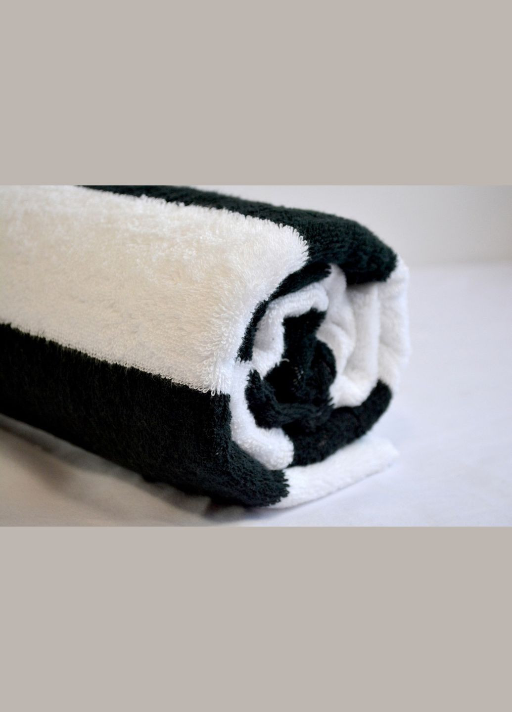 Пляжний махровий рушник Nusa 100х180 см. Black Kayra (342330479)