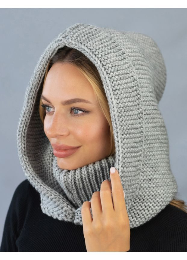 Капор жіночий в'язаний теплий Braxton Лея (369974487)