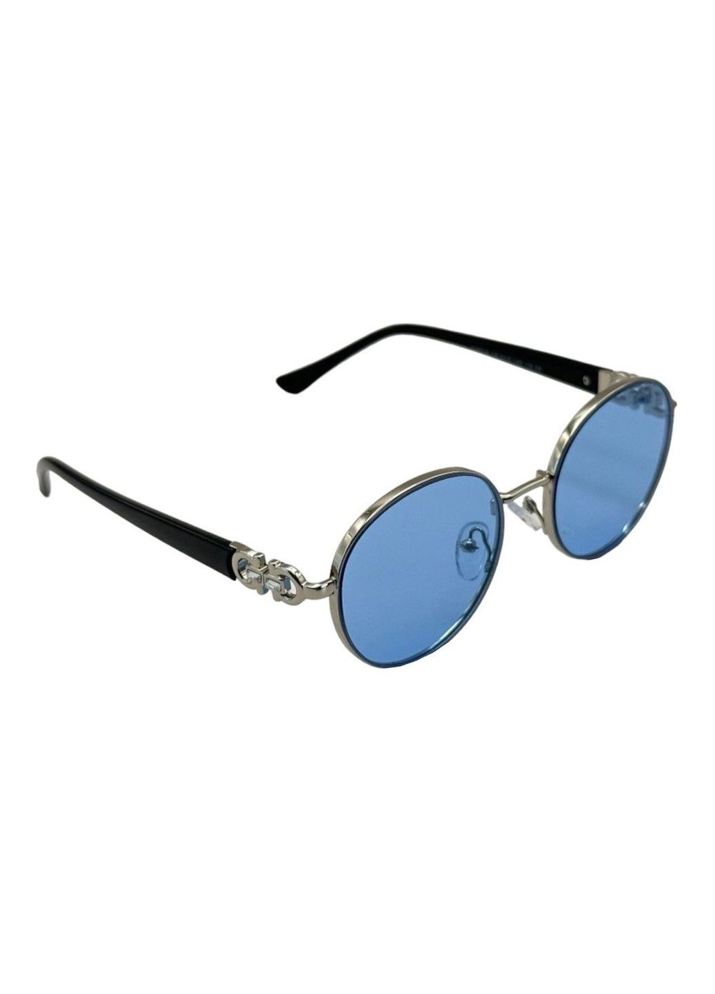 Круглі жіночі сонцезахисні окуляри, металеві No Brand (319192122)