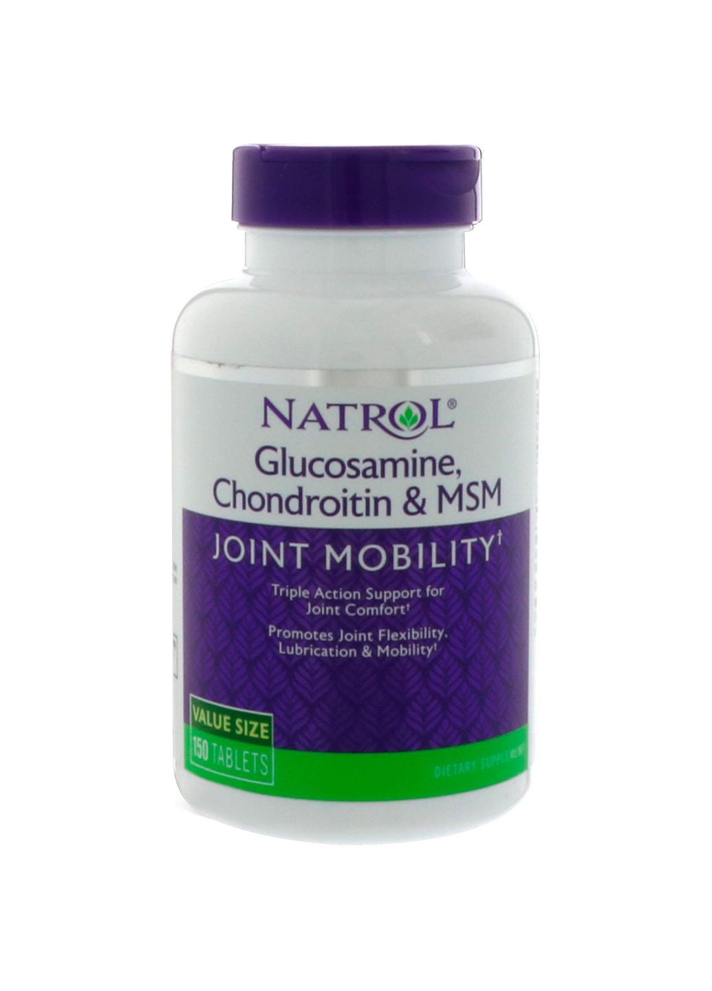 Глюкозамин хондроитин МСМ, Glucosamine Chondroitin MSM, 150 таблеток Natrol (351383776)