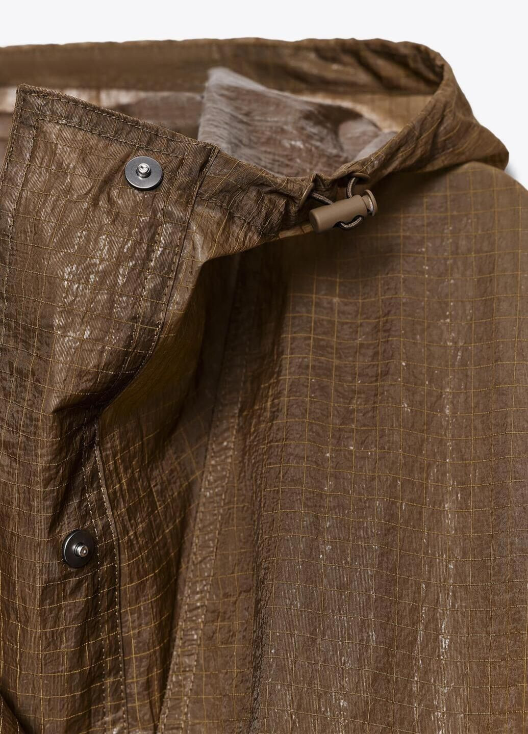 Коричнева демісезонна куртка Zara