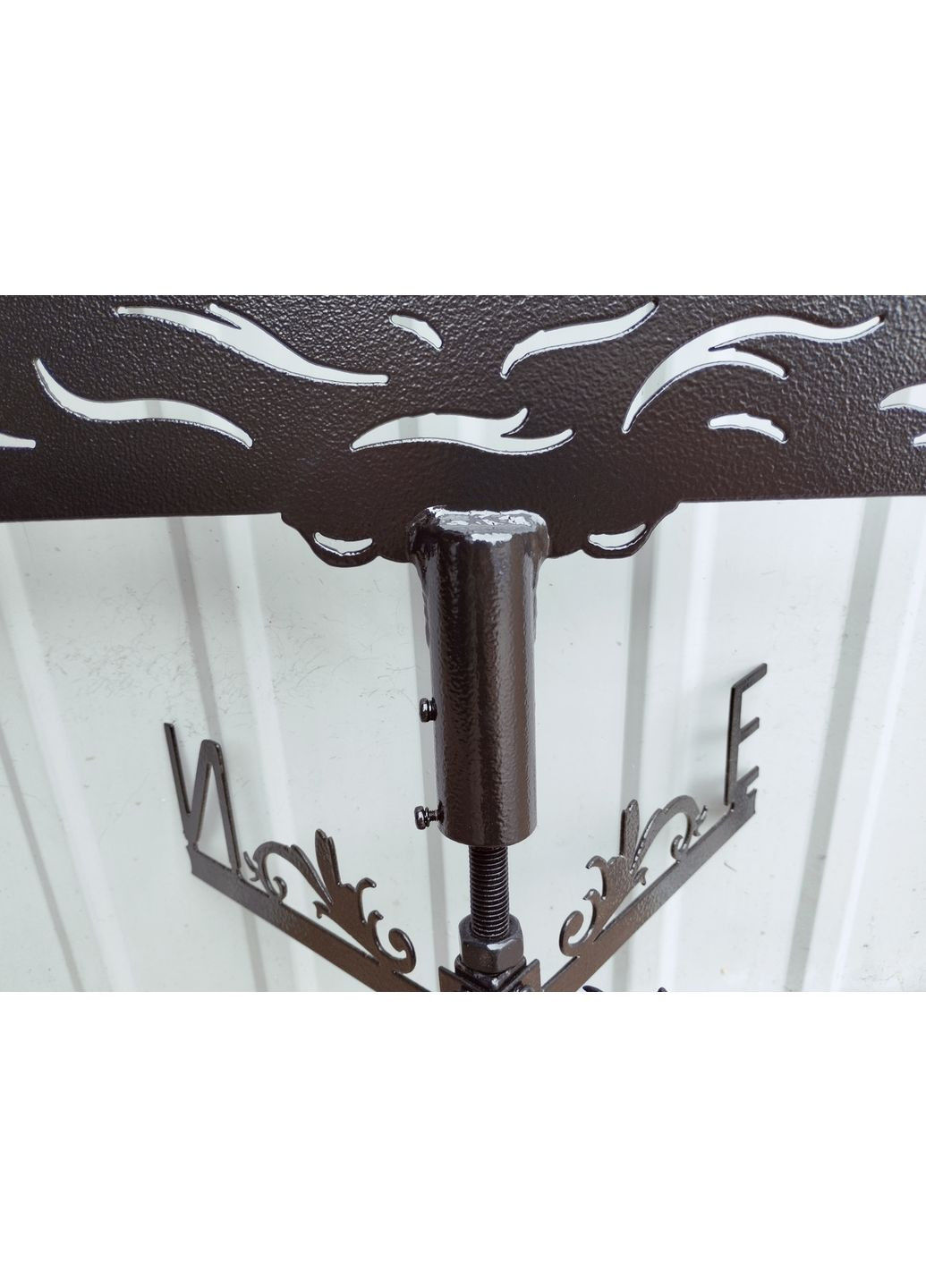 Флюгер на будинок Лелеки з двома пташенятами, флюгер на дах з металу 2 мм. No Brand (368896753)