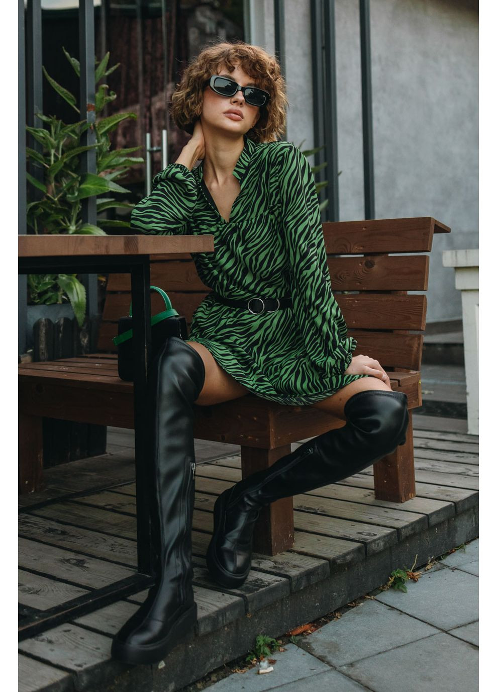 Зеленое платье 2011.5231 Seventeen