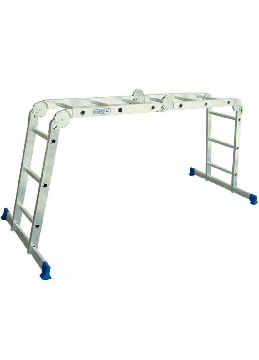 Алюмінієва драбина-трансформер TRANSFORMER (4х3 сходинок) 4-секційна (25741) VIRASTAR (330625231)