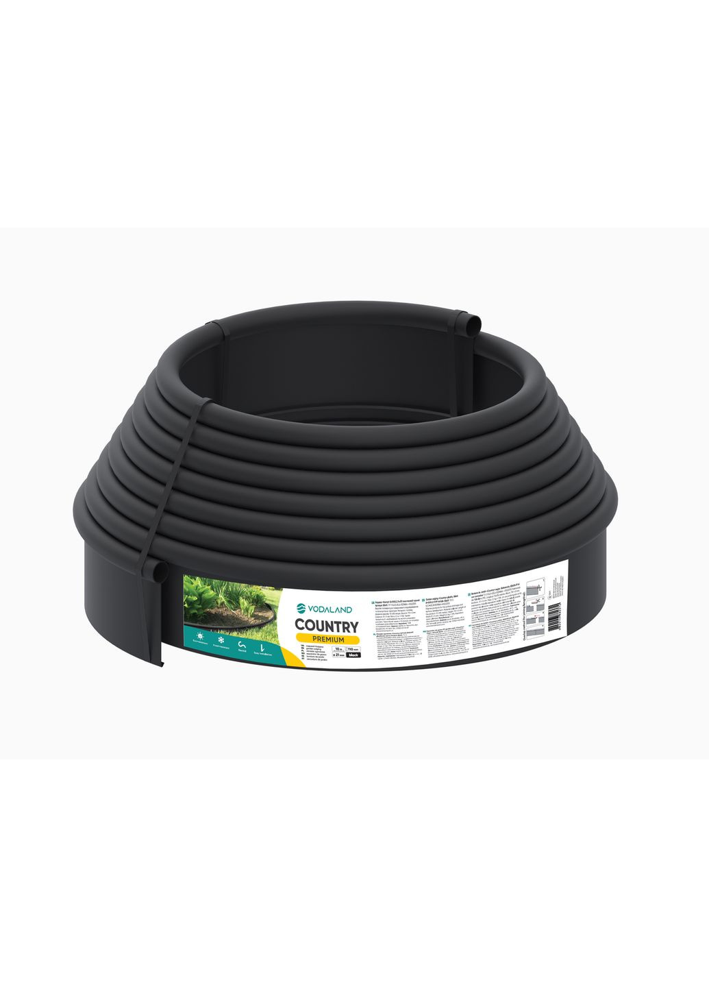 Бордюр садовий Country Premium D21, H110 10м Vodaland (371637879)